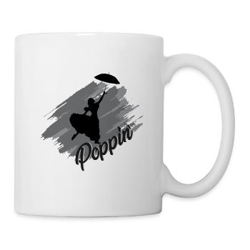 Poppin with the umbrella - Mug - white - Right