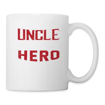 Onkel Godfather Hero Tshirt Kleidung Kleid, das - Tasse - Weiß - Rechts