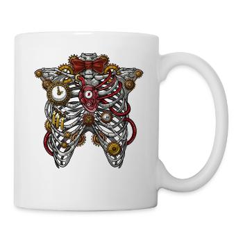 Steampunk Anatomy - Mug - white - Right