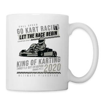 Go Kart - Mug blanc - blanc - Droite