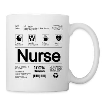 Nurse nurse - Mug - white - Right