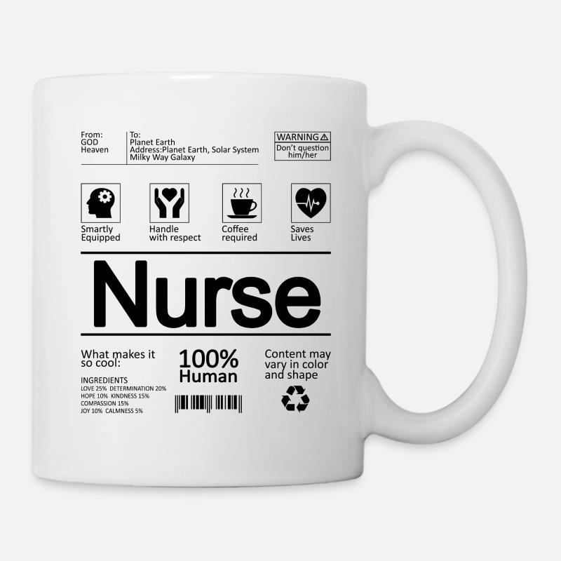 Krankenschwester Krankenpfleger - Tasse - Weiß