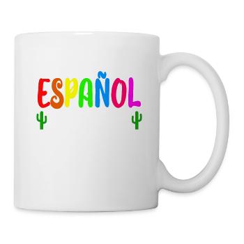 Dimelo En Espanol Por Favor - Mug blanc - blanc - Droite