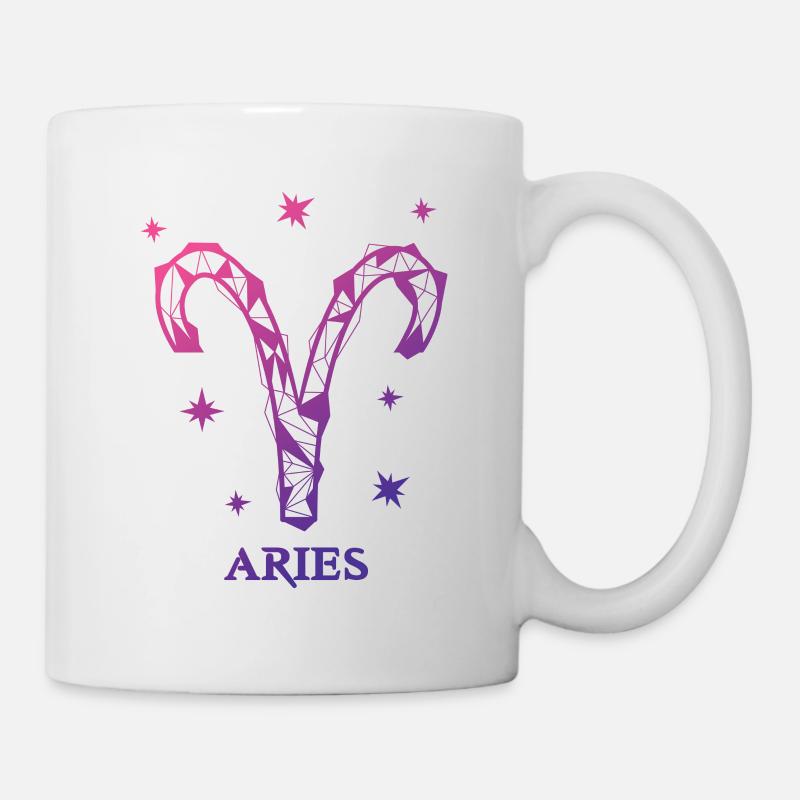 Widder Sternzeichen - Tasse - Weiß