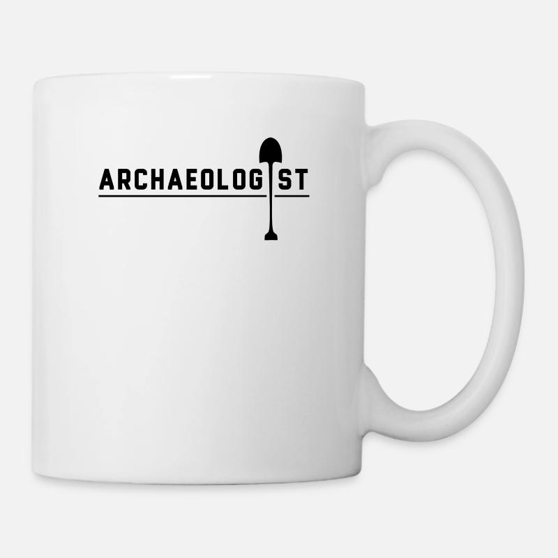 archéologue - Mug blanc - blanc