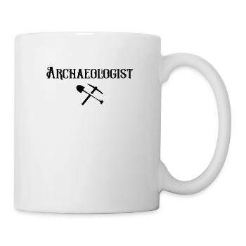 Archéologue d'équipe archéologie pelle creuser - Mug blanc - blanc - Droite