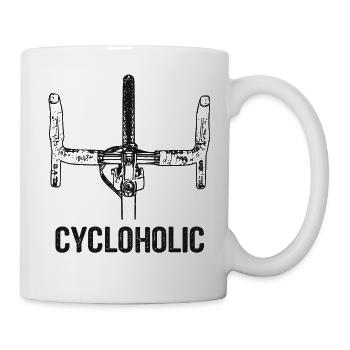 Vélo Velo Cycloholic - Mug blanc - blanc - Droite