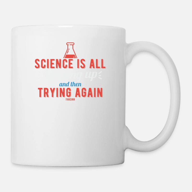 Wissenschaft Nerd Forschung Lehrer Labor - Tasse - Weiß