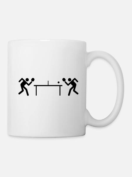 Tischtennis - Tasse - Weiß