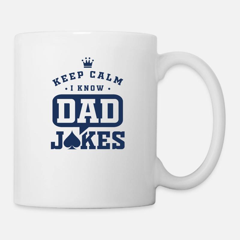 Dad Jokes - Tasse - Weiß