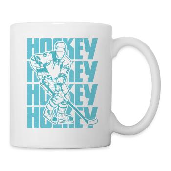 Hockey is passion - Mug - white - Right