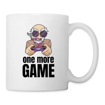 Gamer Opa Video Mann lustig Geschenk - Tasse - Weiß - Rechts