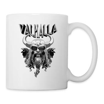 Wikinger Walhalla Odin Geschenk - Tasse - Weiß - Rechts