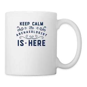 Équipe fouille archéologie archéologue archéologue - Mug blanc - blanc - Droite