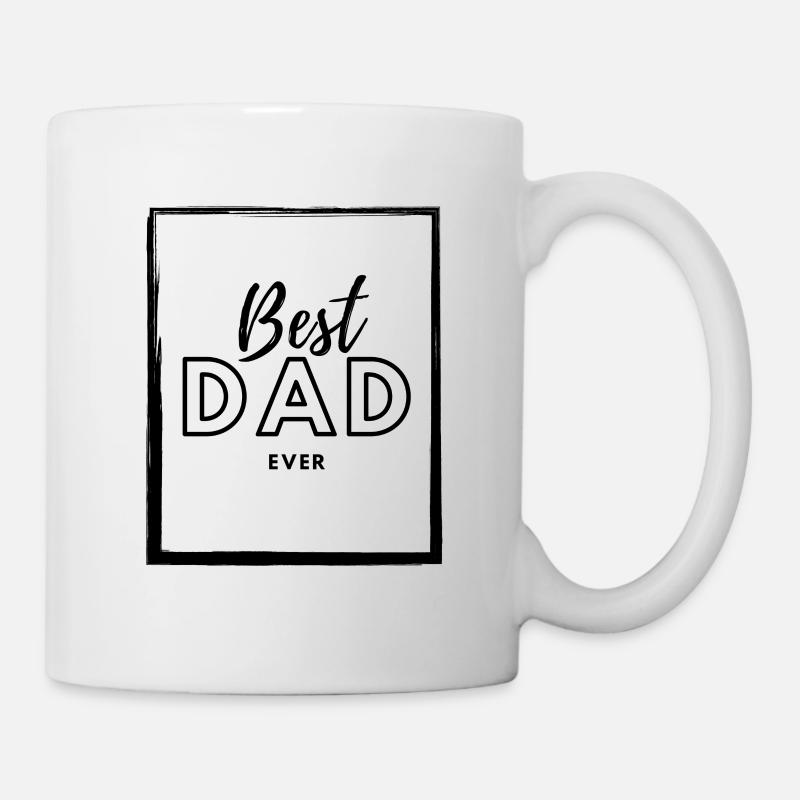 best dad ever - Tasse - Weiß