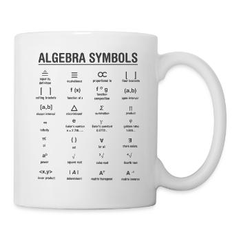 Algebra Mathematik - Tasse - Weiß - Rechts