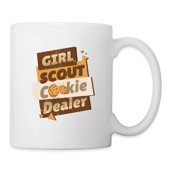 Girl scout biscuitier drôle scout - Mug blanc - blanc - Droite