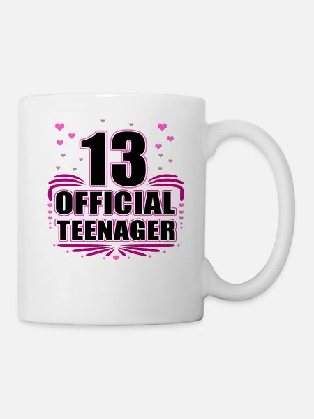 13 Official Adolescente - 13 ans anniversaire - Mug blanc - blanc