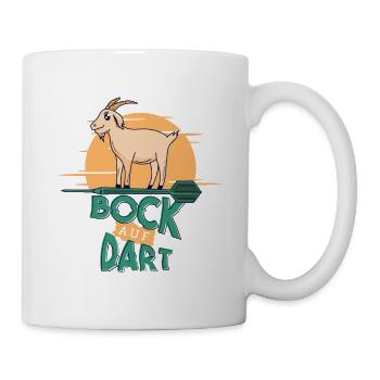 Bock Auf Dart - Fléchettes pour joueurs de fléchettes - Mug blanc - blanc - Droite