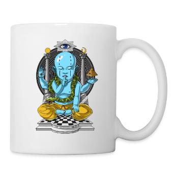 Shiva Psychedelic Meditation - Mug blanc - blanc - Droite