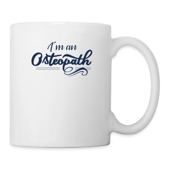 Ich bin Osteopath - Tasse - Weiß - Rechts