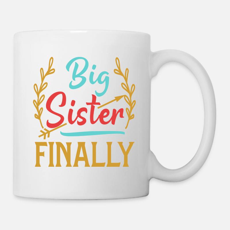 Große Schwester - Tasse - Weiß