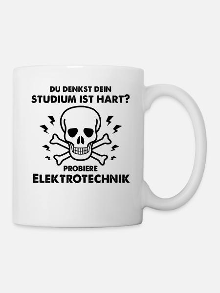 Elektrotechnik Studium - Tasse - Weiß