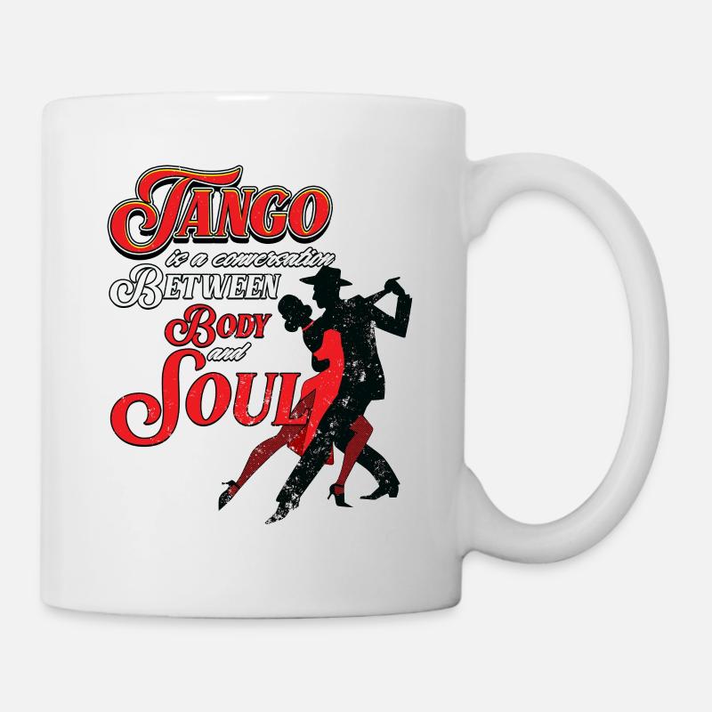 Tango, tangodansere - Mugg - vit
