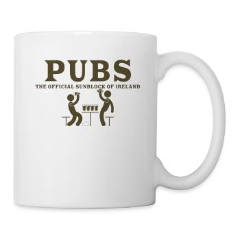 Pubs Sunblock of Ireland - St. Patrick's Shirt - Mug - white - Right