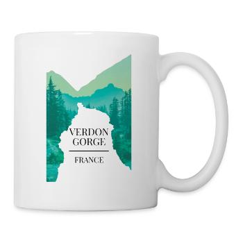 Gorges du Verdon - France - Mug blanc - blanc - Droite
