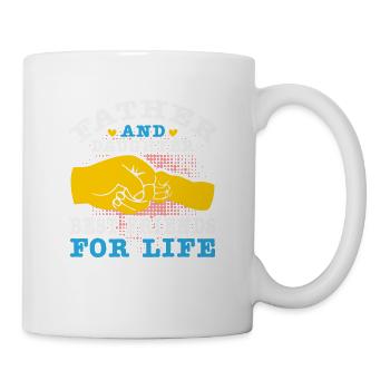 Father and daughter - Mug - white - Right