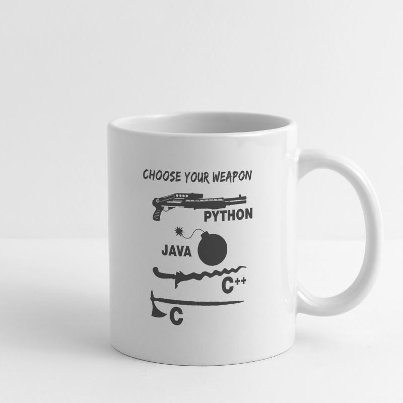Programmierer Wählt Eure Programmiersprache Tasse