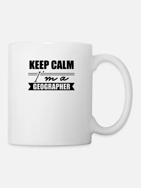 Geograph Geograf Geographie Geographin Team - Tasse - Weiß