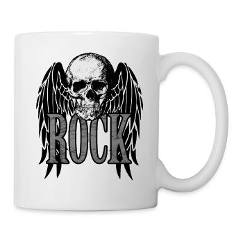 Motif de groupe de rock hard rock pour femmes et hommes - Mug blanc - blanc - Droite