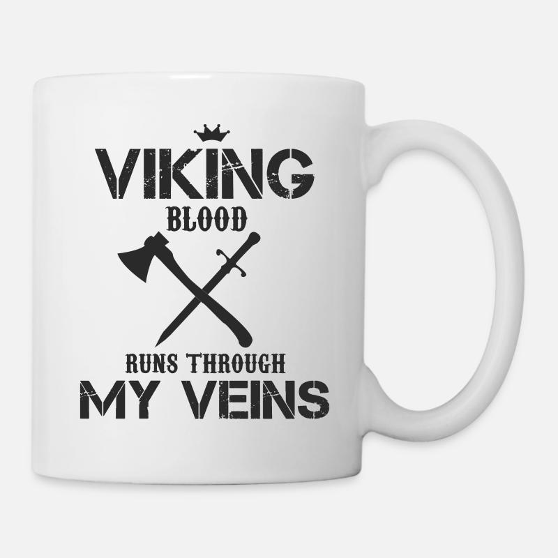 Wikinger - Tasse - Weiß