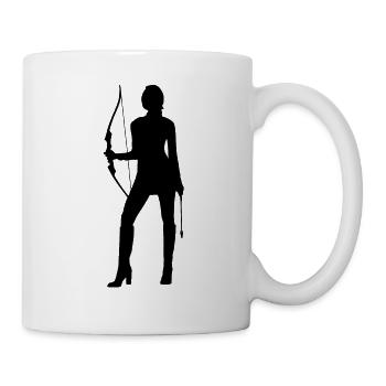 Sagittarius - bowhunter - hunter - Mug - white - Right