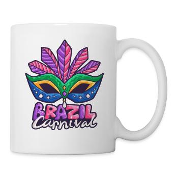 Carnival carnival brazil costume - Mug - white - Right