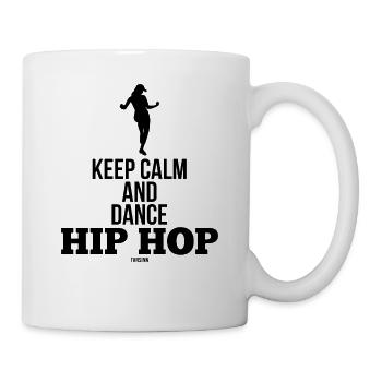 Hiphop music rap text cool saying - Mug - white - Right