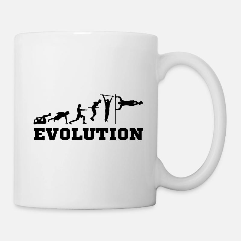 Calisthenics Evolution - Tasse - Weiß