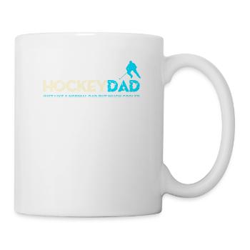 Hockey Dad Like A Normal Dad But Much Cooler - Mug - white - Right