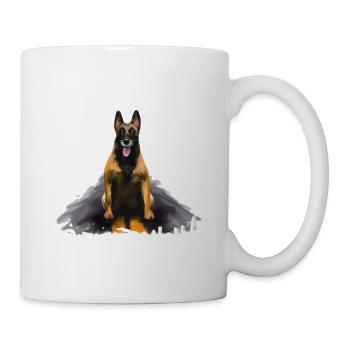 Meine Mama ruft nicht die 110, sie ruft mich! - Tasse - Weiß - Rechts