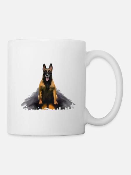 Meine Mama ruft nicht die 110, sie ruft mich! - Tasse - Weiß
