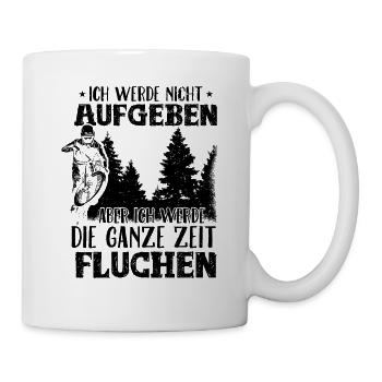 MTB Fahrrad Radfahrer Spruch Velo Bike Motivation - Tasse - Weiß - Rechts