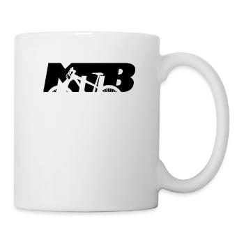 MTB mountain bike - Mug - white - Right