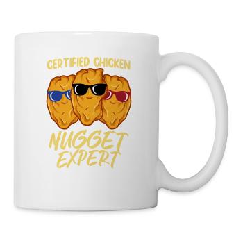 Expert en pépites de poulet - Mug blanc - blanc - Droite