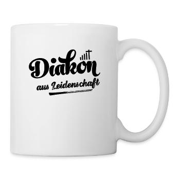 Diakon Diakonie Jesus Glaube Kirche Religion - Tasse - Weiß - Rechts