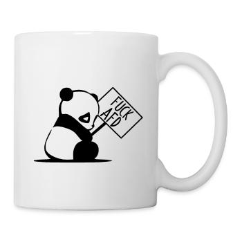 Panda Fuck AFD - Tasse - Weiß - Rechts