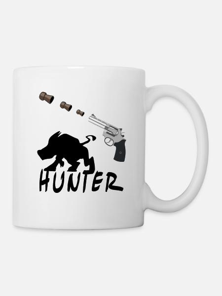 Hunter - Jäger - Jagd - Hunt - Tasse - Weiß