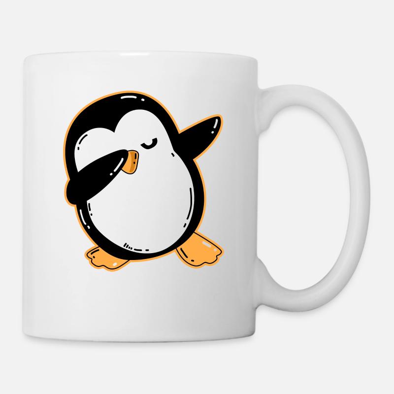 Dabbing Pinguin - Tasse - Weiß