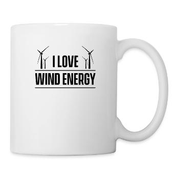 Wind energy wind power lovers windmill windmill - Mug - white - Right
